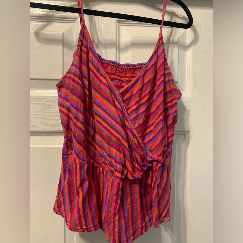 Colorful Linen Tank Top